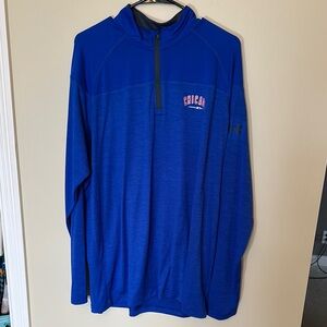 Blue Chicago Cubs Quarter-Zip Pullover